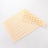 Kuber Industries Bath Mat | PVC Bathroom Mat | Shower Bath Mat | Floor Tub Mat | Bathroom Mud Mat | Anti-Skid Shower Bathroom Mat | JL-01C |Pack of 3| Blue